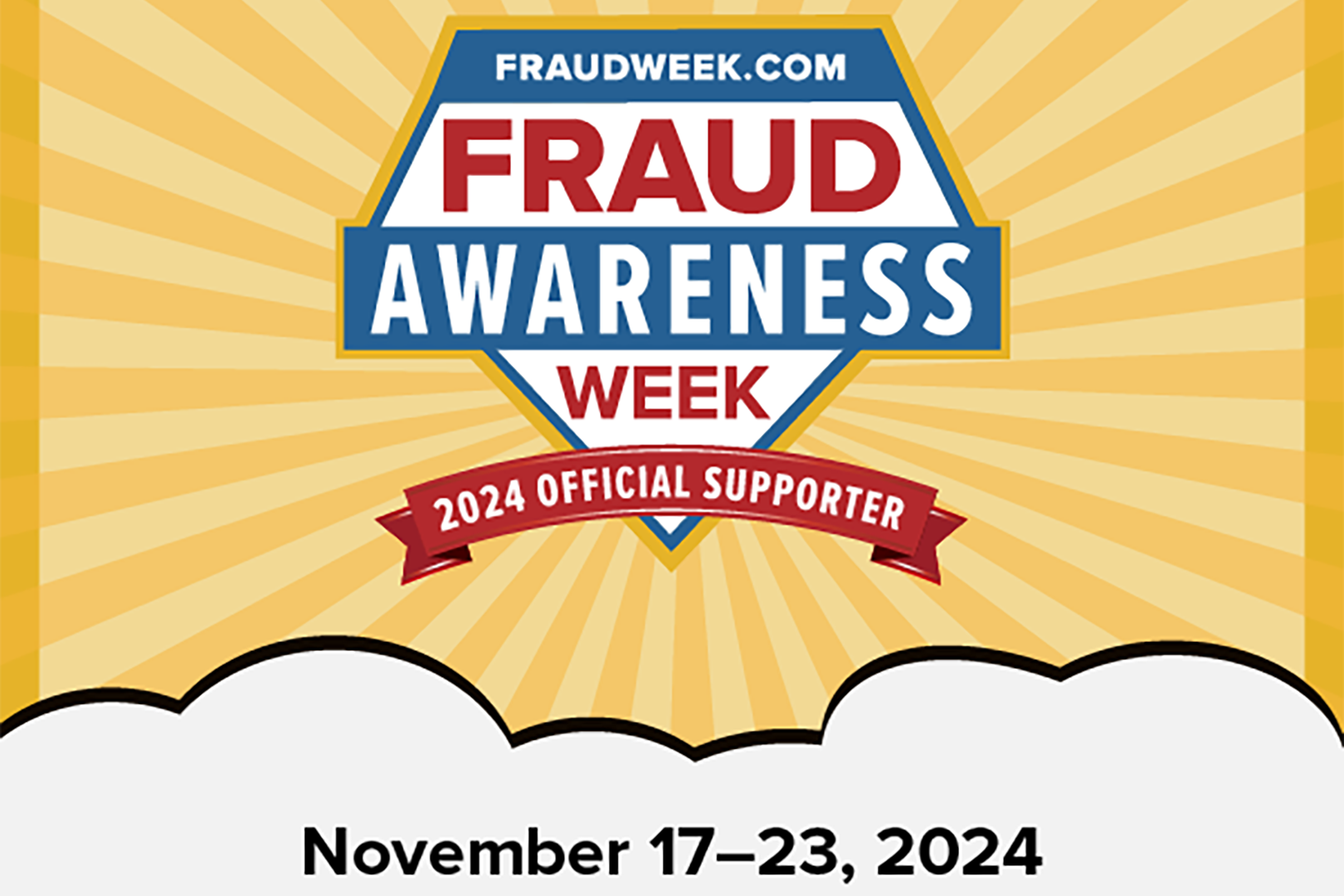 Fraud Week Official Supporter Badge